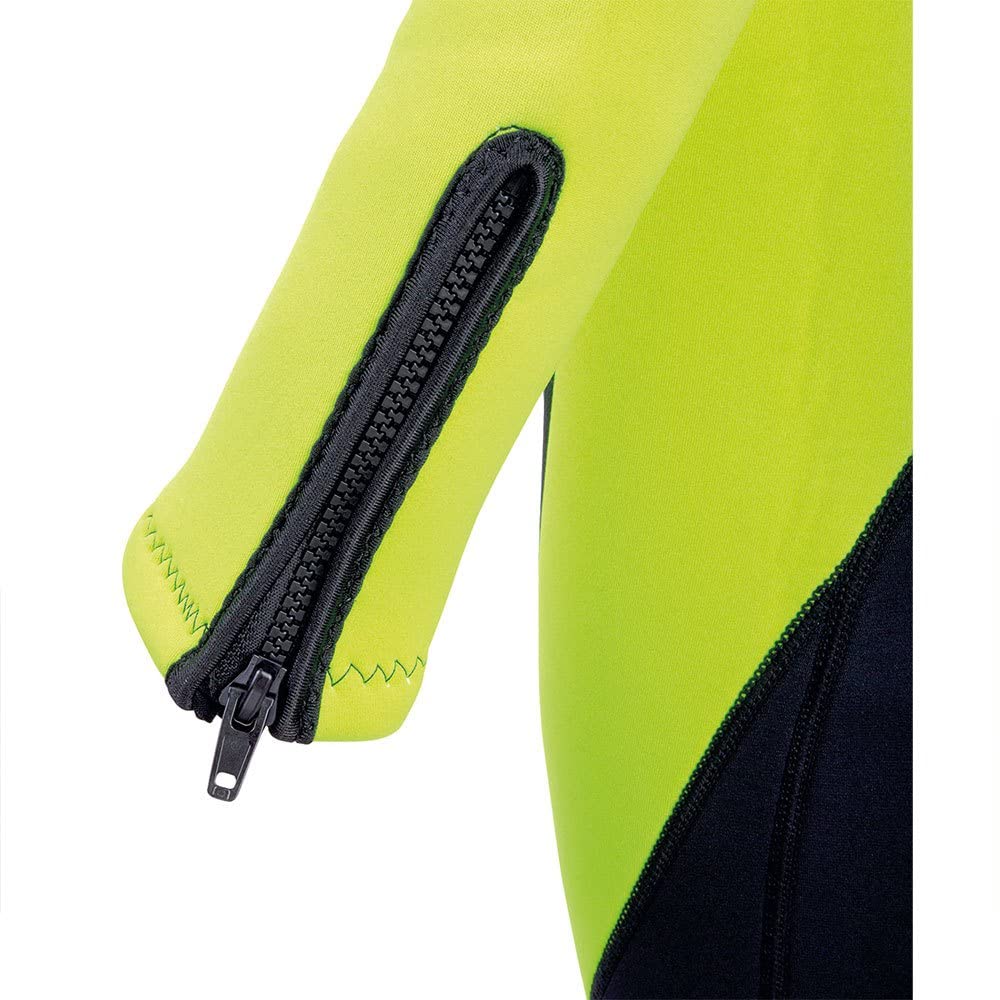 Monopieza Puriguard Kid, 3 Mm, Traje De Buceo Bebé Niños, Negro/amarillo, 6 Años