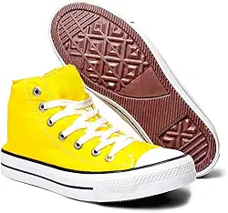 Tenis Feminino Casual Academia Star Bota Cano Alto All Confortavel