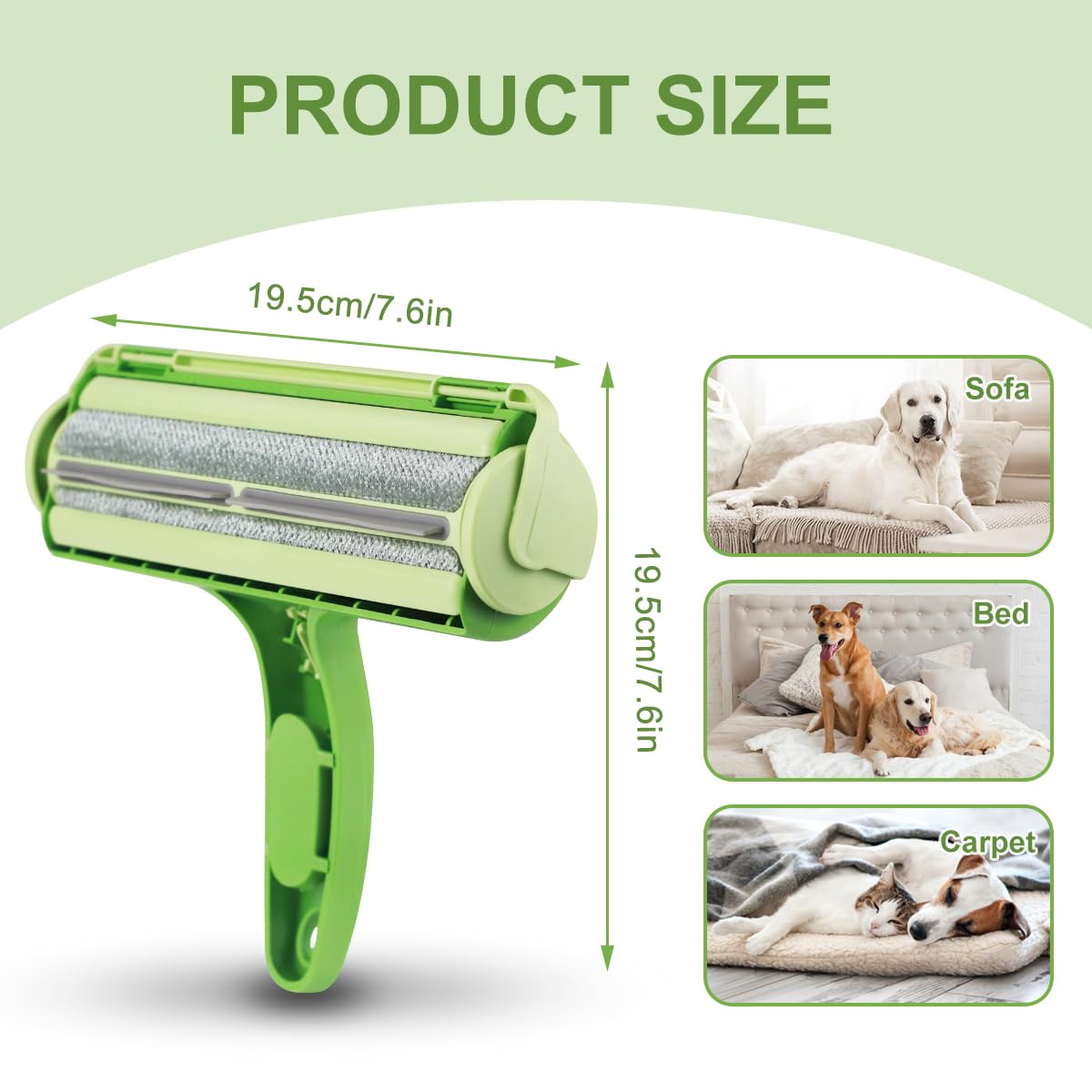 Spazzola Per Peli Di Animali Mmyzao - Rimuove Peli Da Vestiti, Divano, Auto, Letto E Tappeti, Riutilizzabile