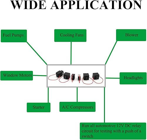 Miniatura 5 de 9038A - Herramienta de escaneo de diagnóstico para bomba de combustible, kit maestro de derivación de relé con bucle de amplificador, paquete de 6