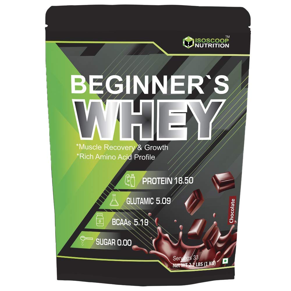 Beginner's Whey Protein Powder – No Added Sugar | Supports Muscle Gain & Recovery | Pre/Post Workout Supplement