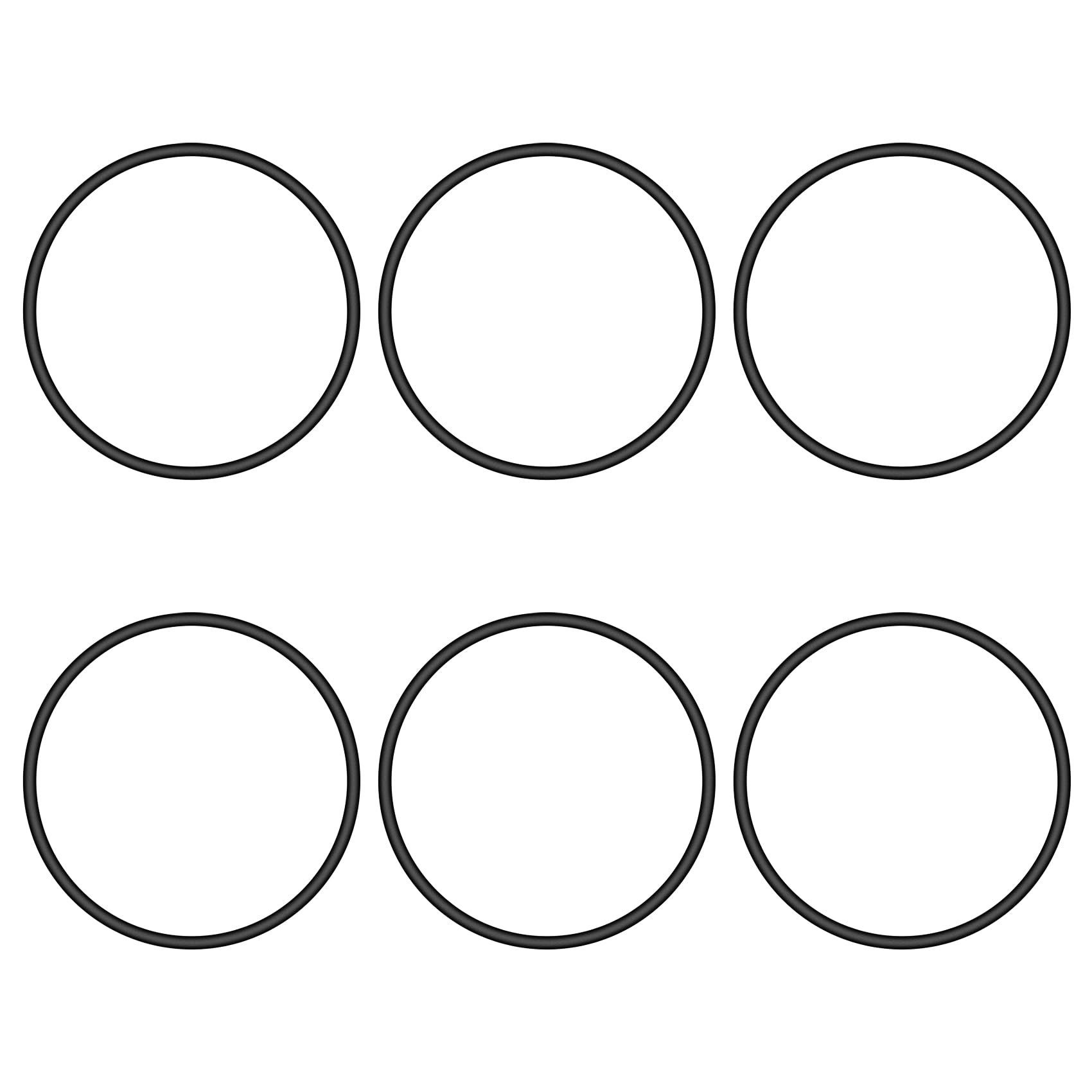 151122 O-Ring, Water Filter O-Ring Compatible with Pentair/Pentek Model Big Blue Water Filter Housings for Culligan OR-100, 151122-27, 01019189, Pack of 6
