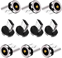 Vista 1 de Serie de carga magnética (micropuntas) 10 piezas, solo puntas micro USB sin cables USB, compatible con MicroAndriod SmartSeries.