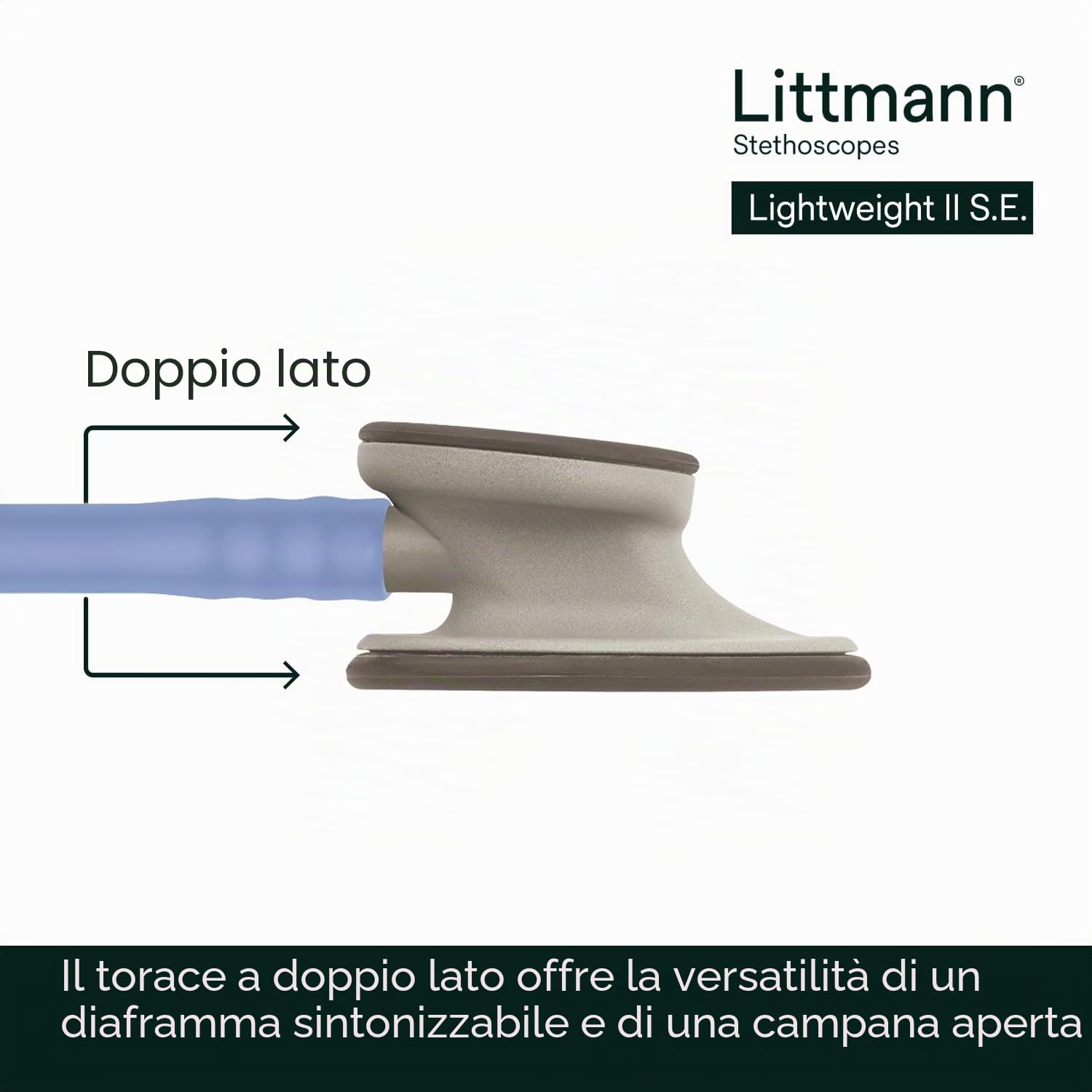 3M Littmann Stetoscopio Lightweight II S.E. Azzurro Cielo, 2454