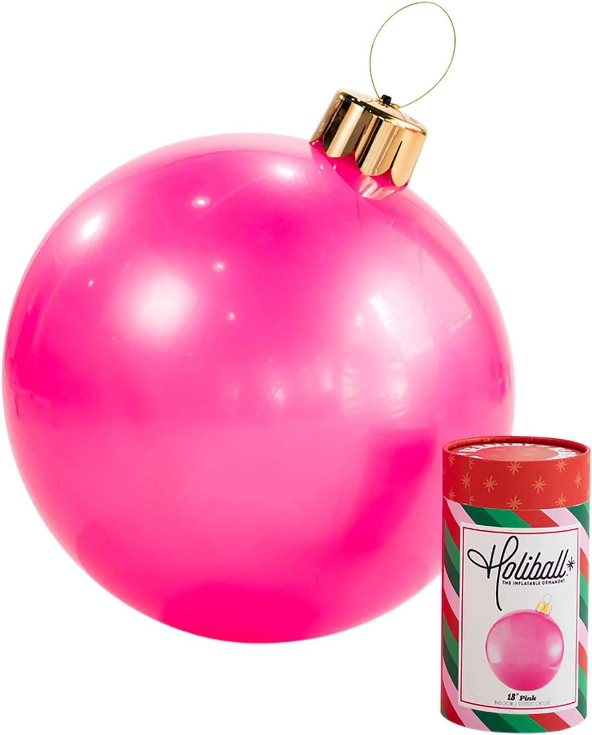 Inflatable Holiday Ornament (18in) – Indoor/Outdoor decoration