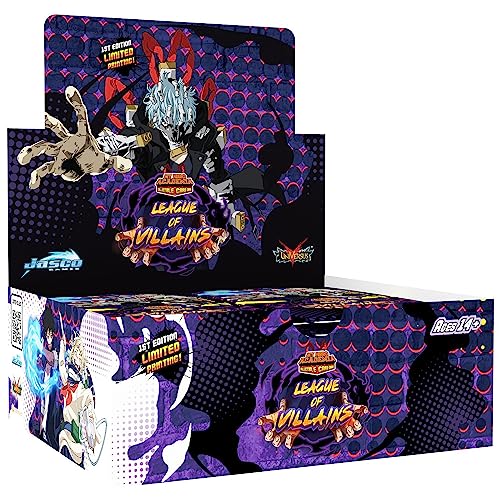 My Hero Academia Collectible Card Game Series 4 Unlimited League Of Villains 10-Card Single-Pack Booster Pack | Tcg For Adults | Ages 14+ | 2 Players | Avg. Playtime 20-30 Mins | Made By Jasco Games #TOP4