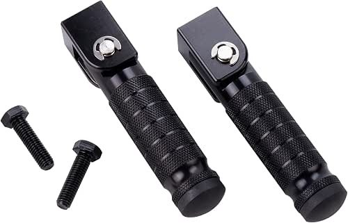 Universal 8mm Foot Pegs CNC Aluminum Install Bolts Motorcycle Rearsets