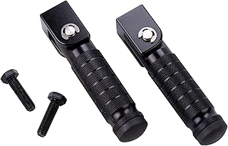 Universal 8mm Foot Pegs CNC Aluminum Install Bolts Motorcycle Rearsets Footrest Footpegs Compatible with YAMAHA Honda Suzuki Kawasaki Ducati Aprilia