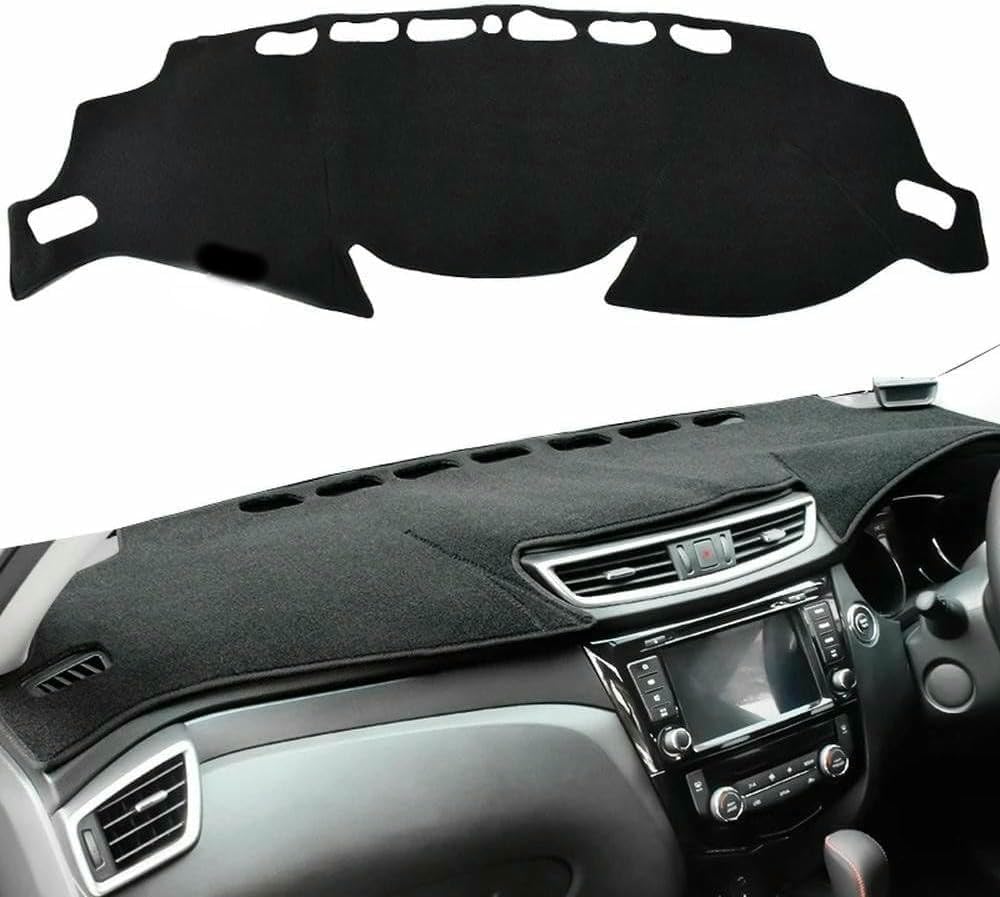 DdaiXQ Car Dashboard Mat For Nissan Qashqai J11 2014 2015 2016 2017 2018, Anti Slip Anti Glare Dustproof Dashboard Cover Pad Protector Dash Cover Sunshade Dashmat