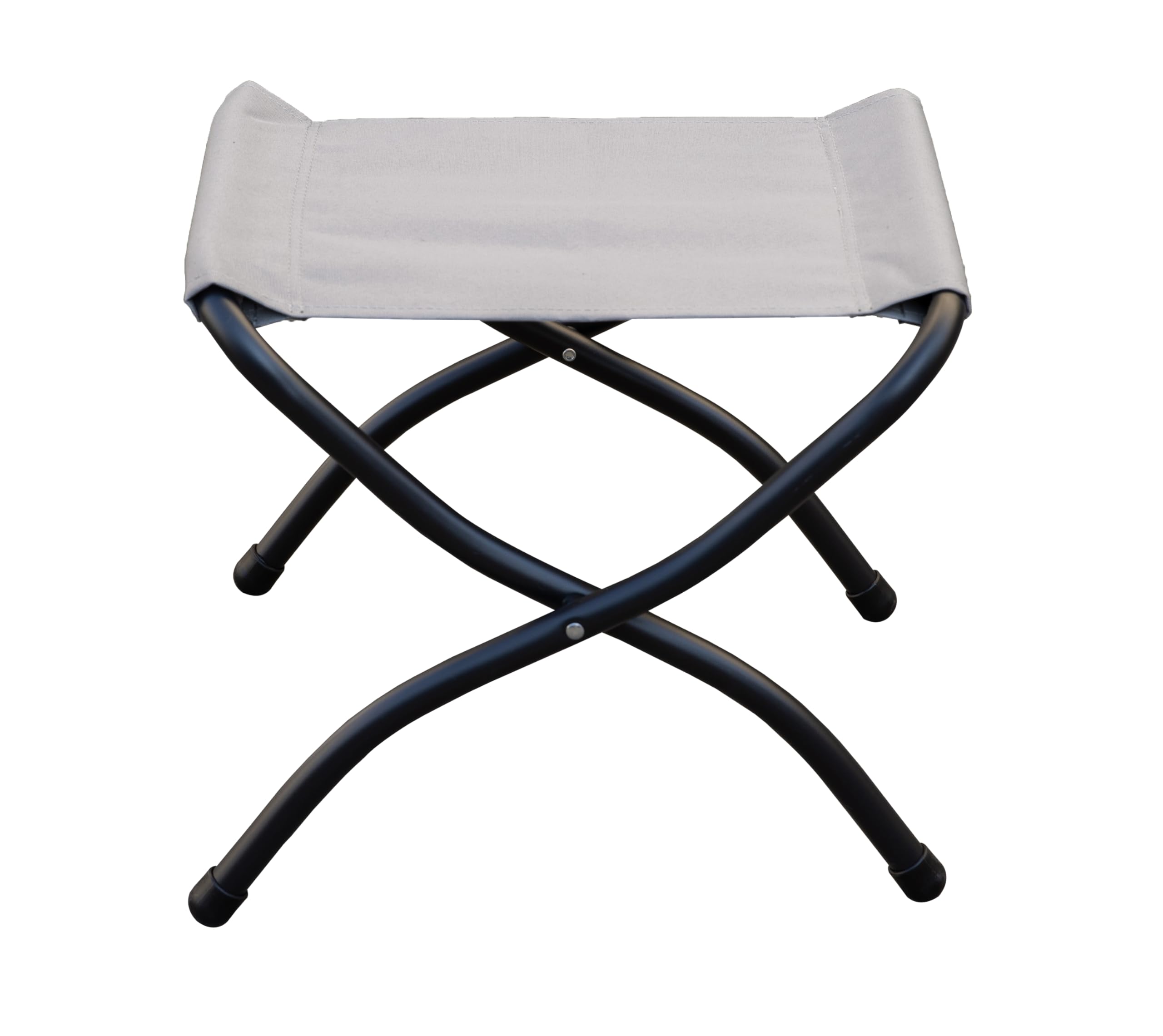 QUICK STAR Fußhocker Klappbar Fußablage Fußstütze Faltbar Sitzhocker mit Metallbeinen Fusshocker mit Abnehmbar Gepolsterte Sitzfläche Plüsch Fell