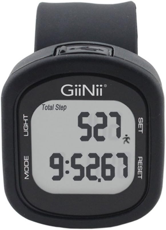 GiiNii P116 30 Days Memory Step Calorie Mile Counters USB Wrist Silicon Tracker Pedometer Watch