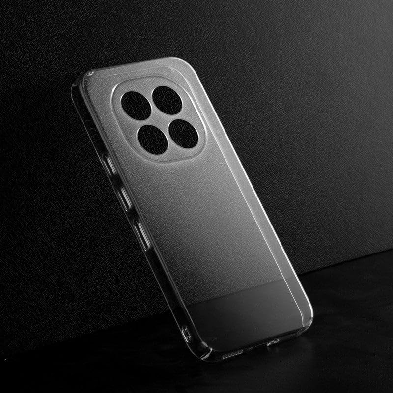Image of DIZORO Compatible with Redmi Note 15 Pro Plus 5G Back Cover Case Clear,[ Anti Yellow ][Military Grade Protection] Hard PC Back Cover Transparent