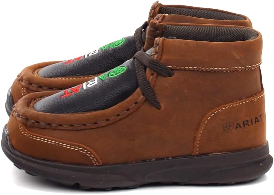 ARIAT Unisex Toddler Lil Stompers Casual Boot, Brown (Mexico Spitfire), 7
