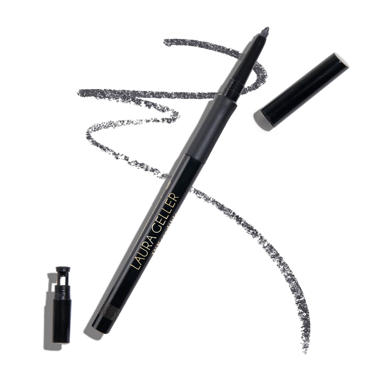 LAURA GELLER NEW YORK INKcredible Gel Eyeliner - Smoky Night - Waterproof Smudge-proof Eyeliner Pencil - Built in