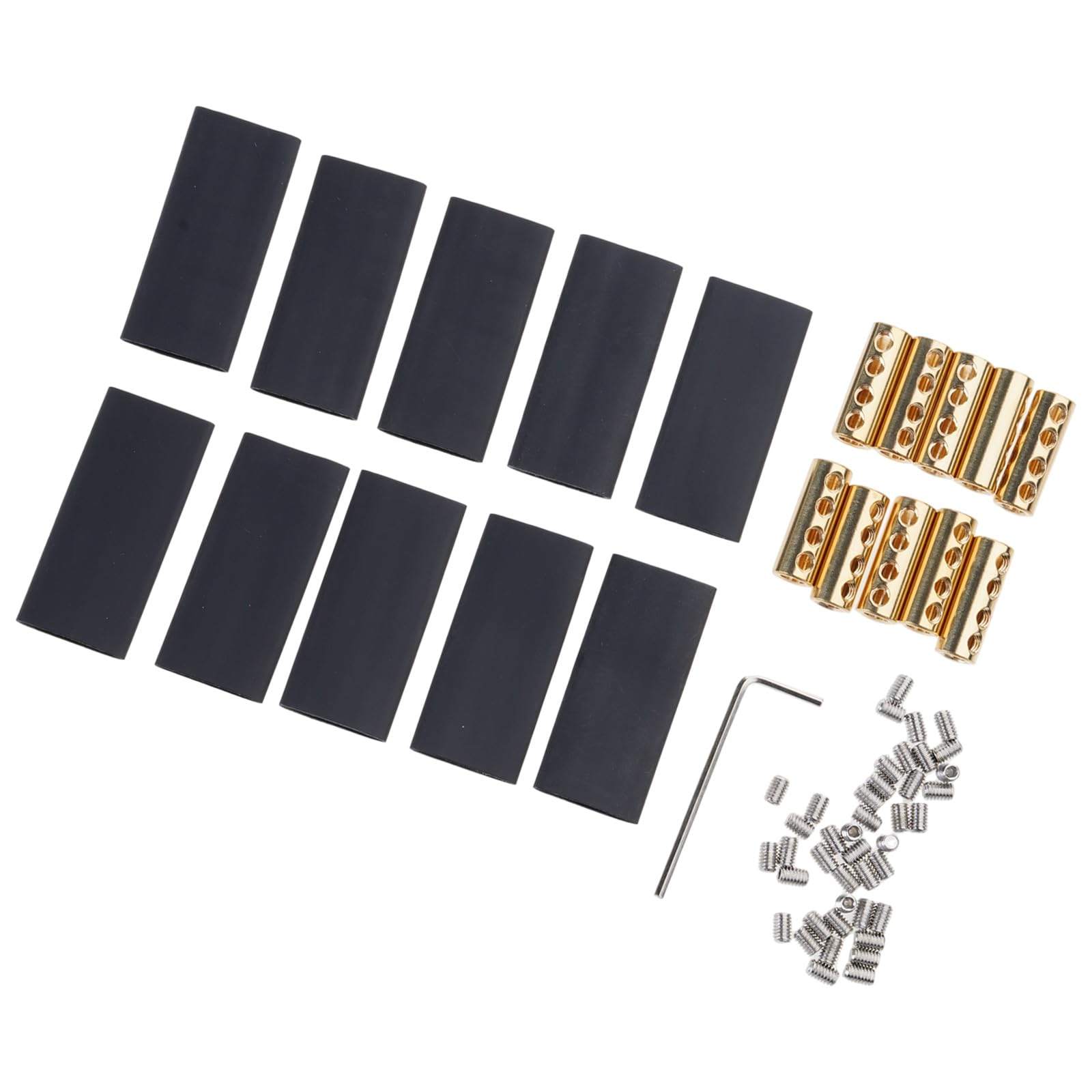Rgybao 6Awg80a Current Brasses Splicing Connectors For 10 6Awg Wire Up To 80A Ideal For Industrial Automotive Solar Craft Use Industrial Terminals Block