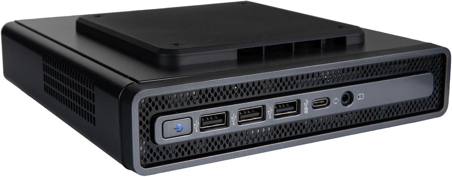 Envision M1 Barebones MiniPC: ASUS H610 DDR5 Mini-ITX | Intel LGA 1700 per 14a, 13a, 12a generazione | AX210 Wi-Fi | PSU da 120 W | Computer compatto con fattore di forma ridotto per casa, ufficio e