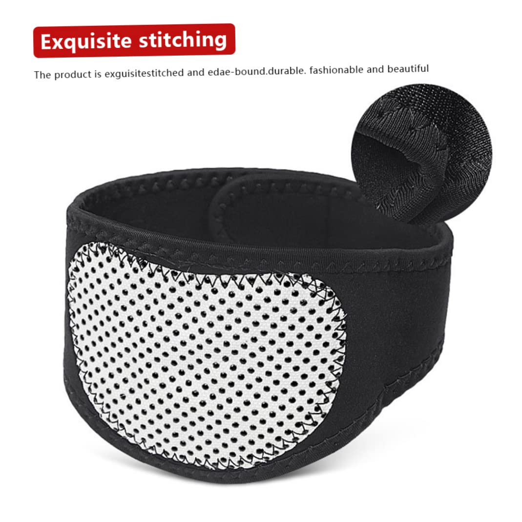 KUYYFDS Arm Trimmers Tourmaline Acupressure Self Heating Thigh Trimmer Windproof Winter Neck Wamer 2PCS Trimmer with Black Dot