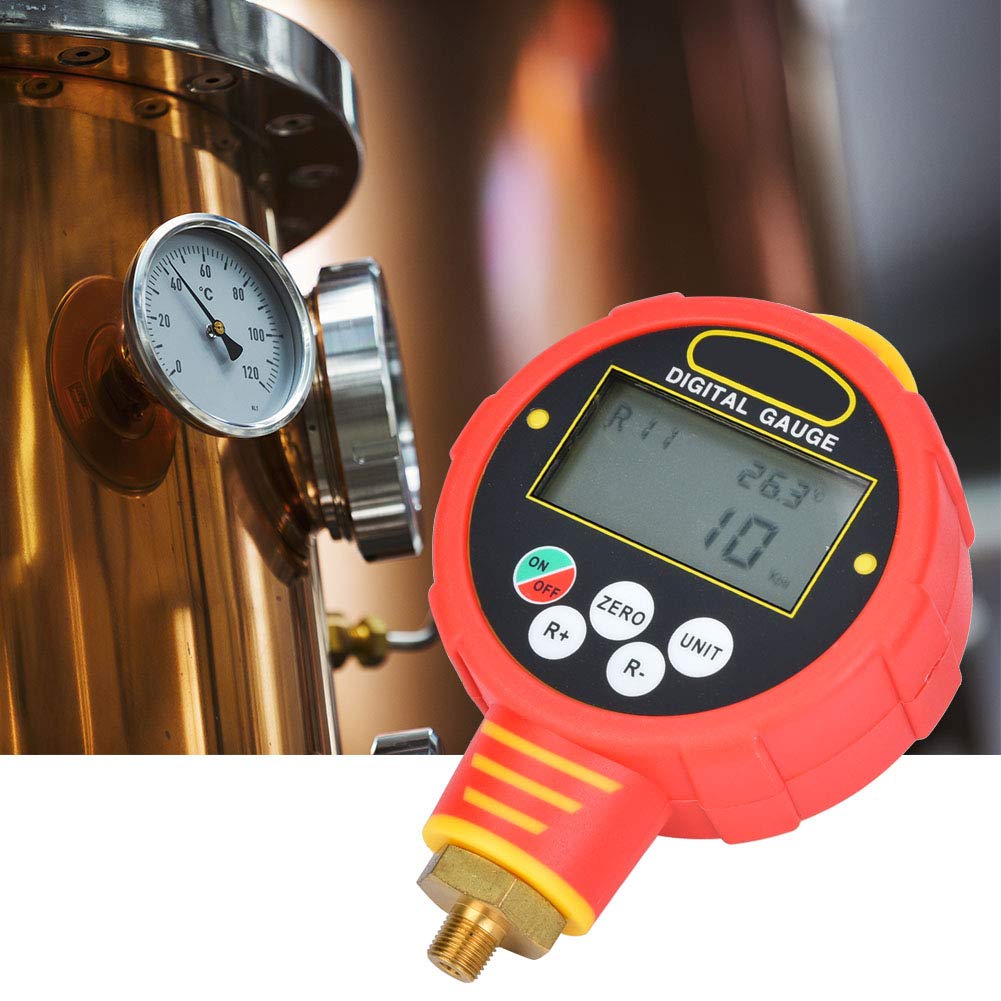Manometro Digitale Portatile 1-40pa, Air Vacuum/Gas Manometro Differenziale, Tester con Retroilluminazione, Interfaccia 1/8"NPT, per WK - 6881H, 6881L, 6882, 6884 per Misurazioni di Pressione