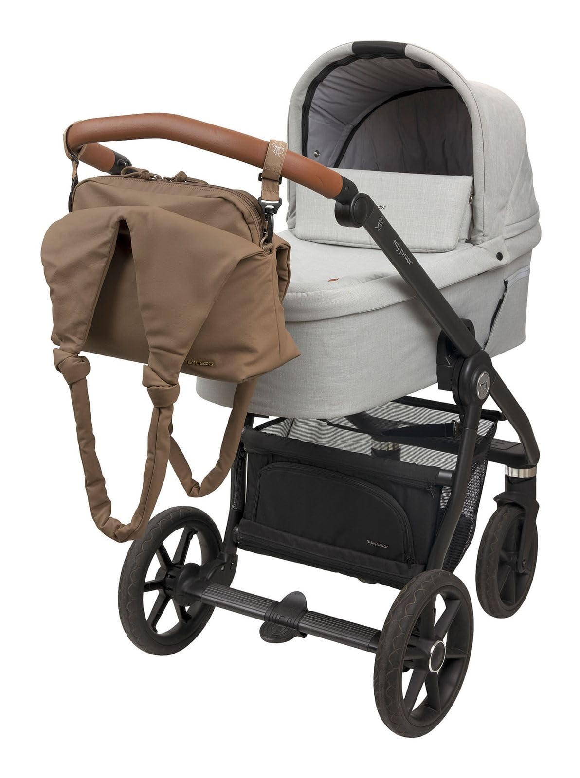 LÄSSIG Wickeltasche Teya Shoulder Bag Hazelnut braun
