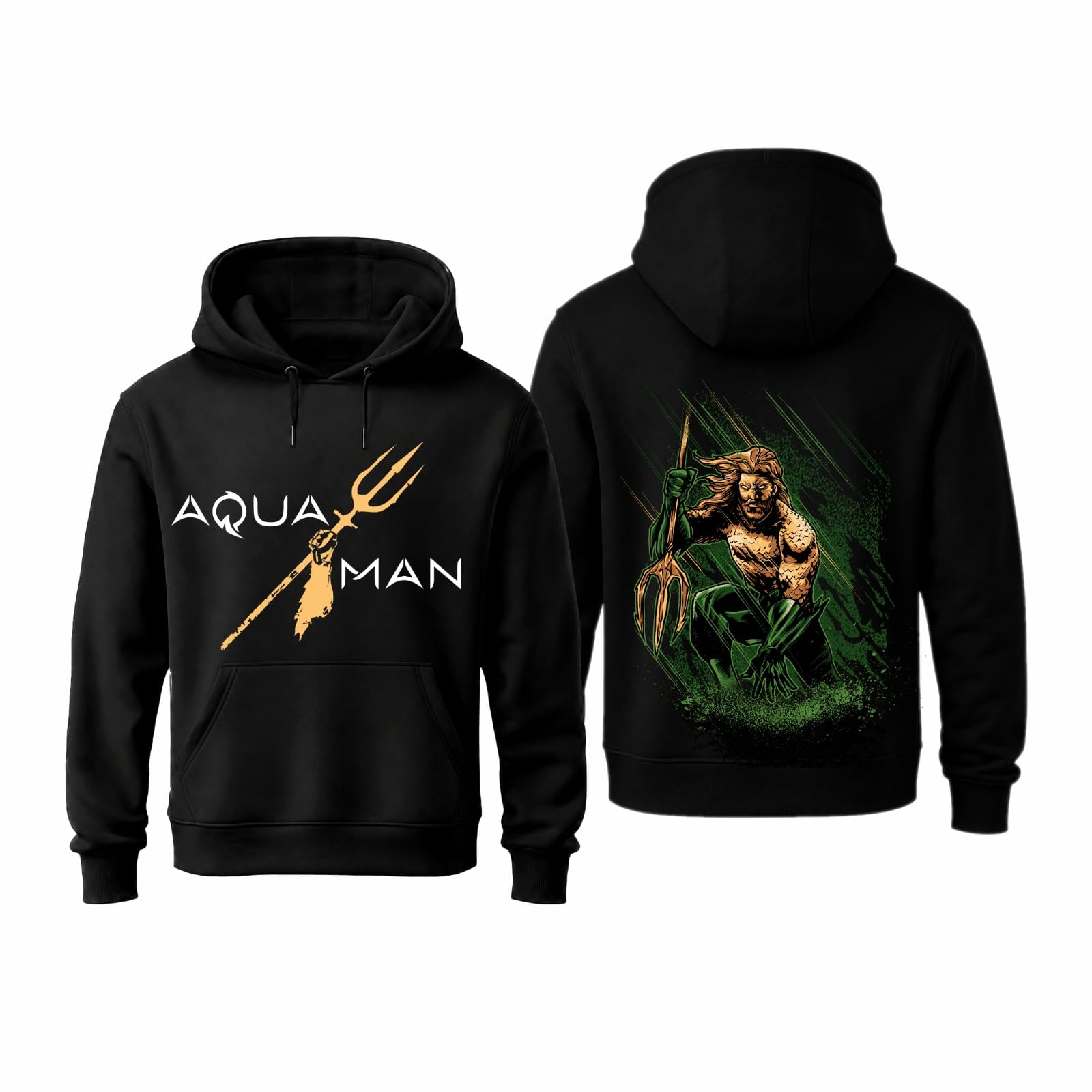 Premium Black Oversized Graphic Aqua M Printed Hoodie | 100% Cotton Unisex Hooded Sweatshirt | Casual Wear for Men & Women-image-18