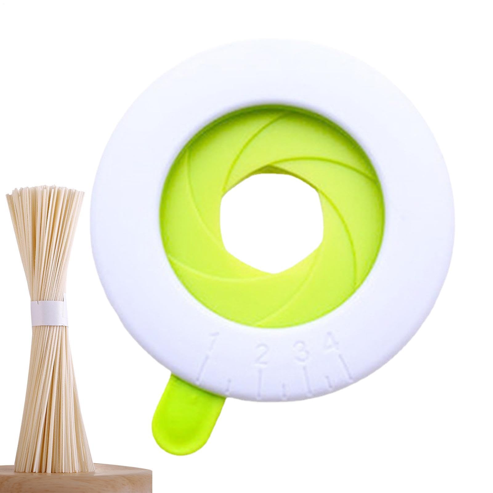 Herramienta de medición de pasta, dispositivo de medición de espaguetis ajustable de 7,8 cm, herramientas de medición eficientes para 1-4 porciones de pasta, dispositivos de control de porciones de