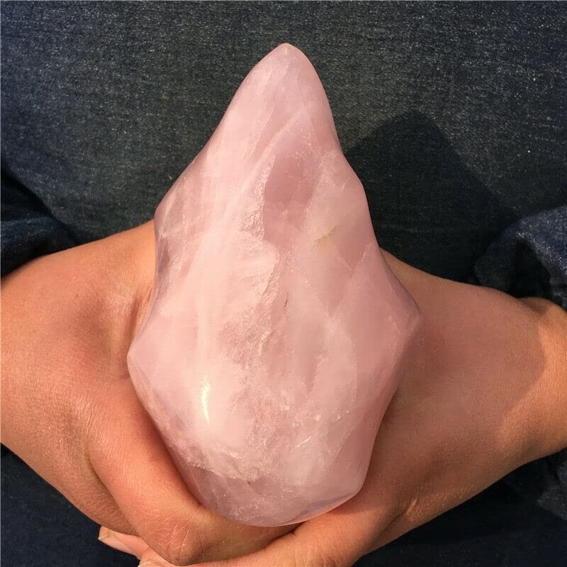 Amazon.co.jp: 天然水晶の原石 2.42LB ナチュラル ピンク ローズ