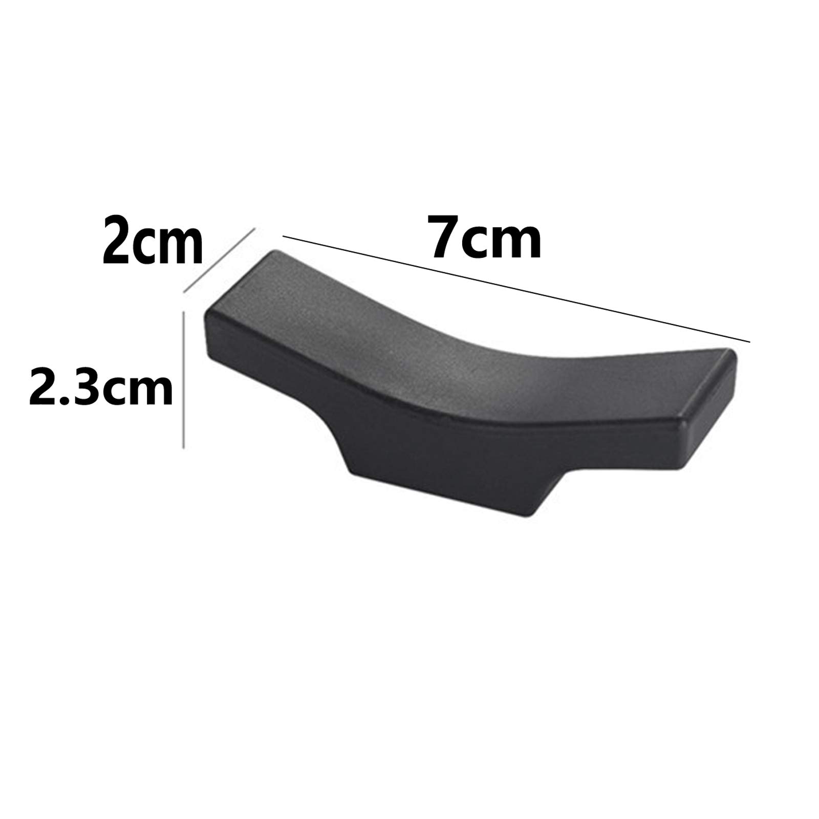 Vast 10 Piezas Estantes para Palillos, Soporte para Palillos de Aleación, Soporte para Palillos a Prueba de Caídas, para Mesa, Juego de Cubiertos, Accesorios de Comedor(Negro)