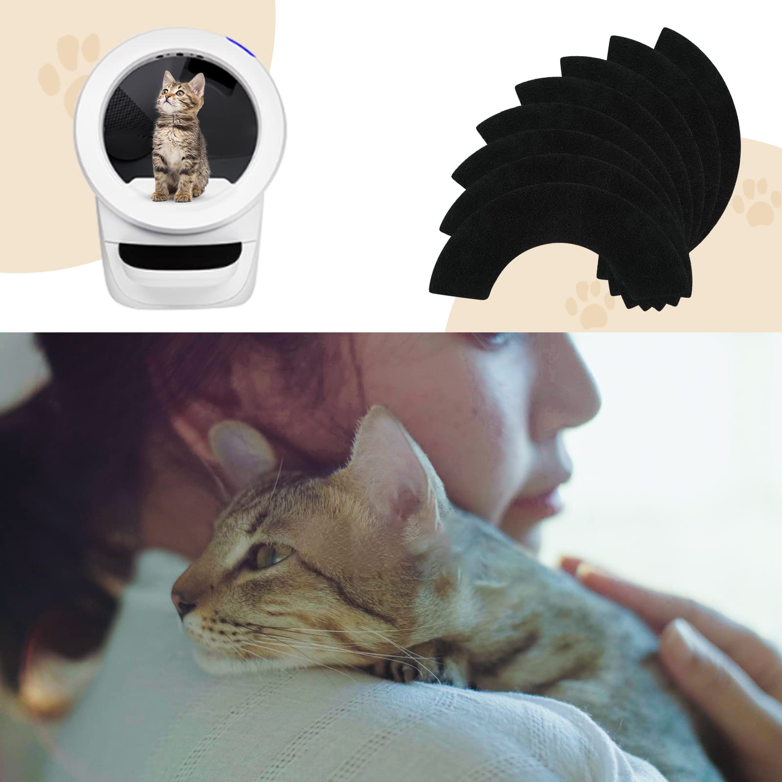 Cat Litter Box Replacement Filters Compatible with Petmate Cat Litter Box Replacement Filters Compatible with Petmate
