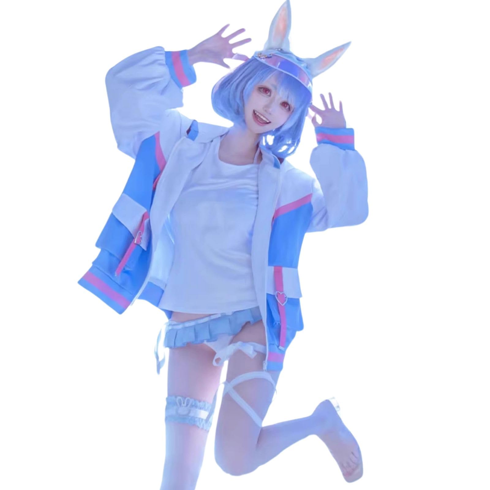 Amazon.co.jp: [milky time] ホロライブ 兎田ぺこら コスプレ VTuber