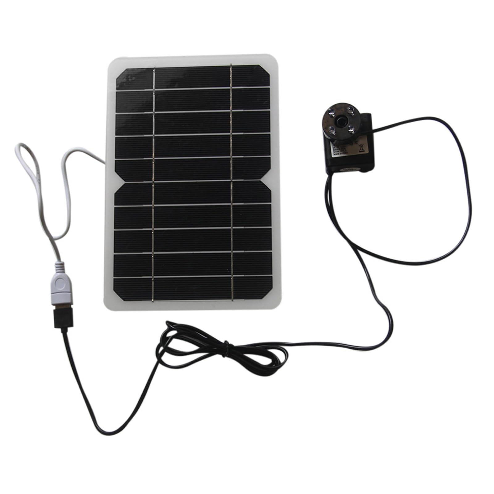pompe solari monocristalline delle fontane 5W con 6 modalità di spruzzo per la caratteristica dell'acqua del giardino dello stagno del bagno dell'uccello