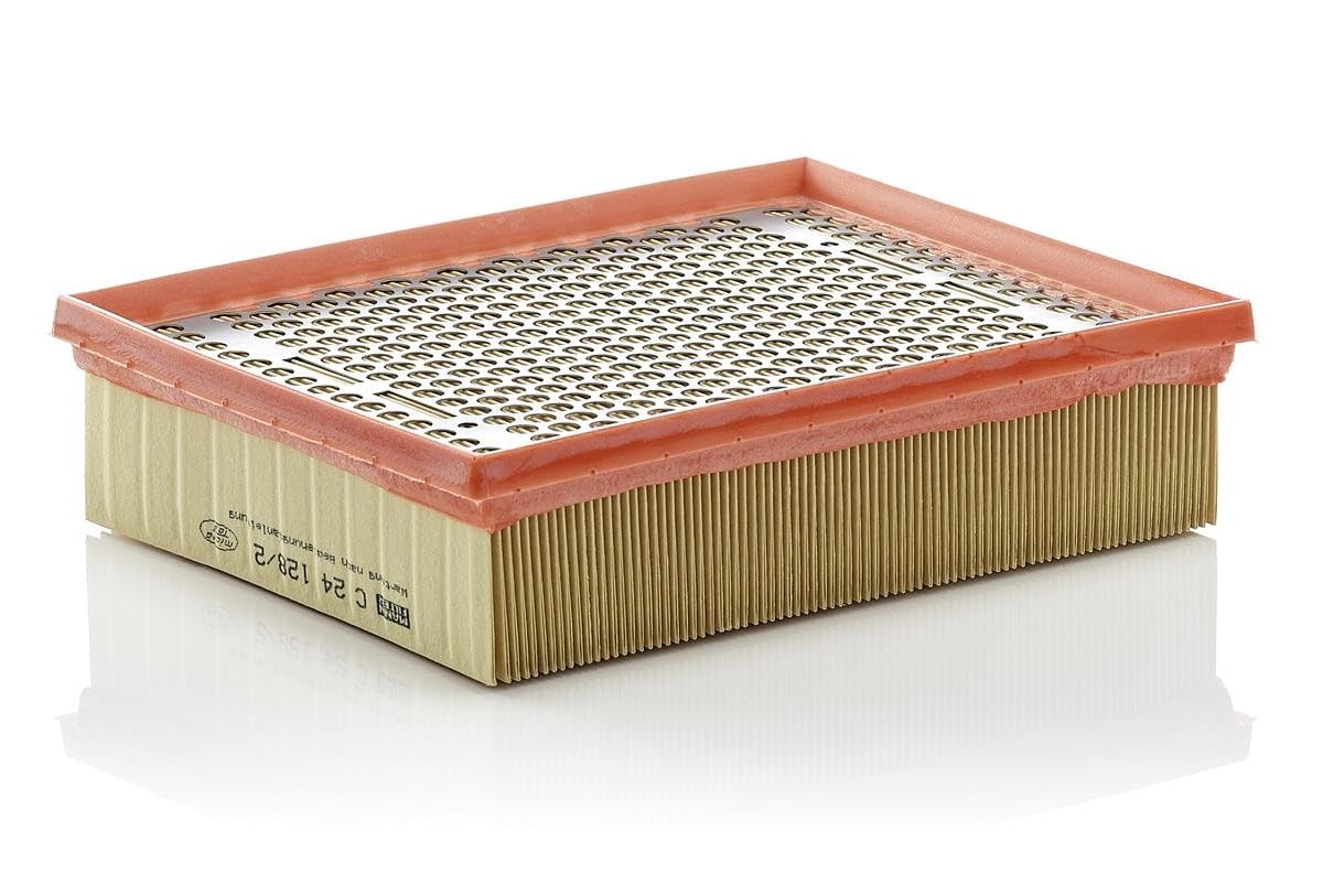 MANN-FILTER C 24 123/2 Filtro Aria Auto – Qualità Primo Equipaggiamento – Protezione Motore – Dimensioni 231x194x58 Mm