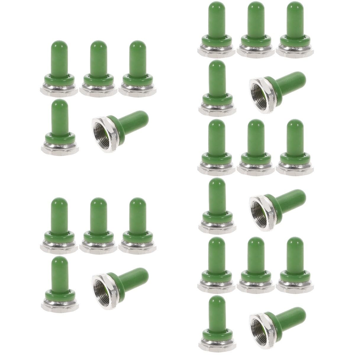 PRETYZOOM 5 Set Coperture Sicurezza Per Interruttori Silicone Da Protezione E Antipolvere Per Toggle Design Compatto E Leggero 5 Pezzi*5