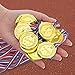 Dimioaoa 30Pcs Gold Medals Plastic Winner Medals with Neck Ribbon, 1.46in Participation Medal for Sports, Games Competitions, Party Favors and Decorations