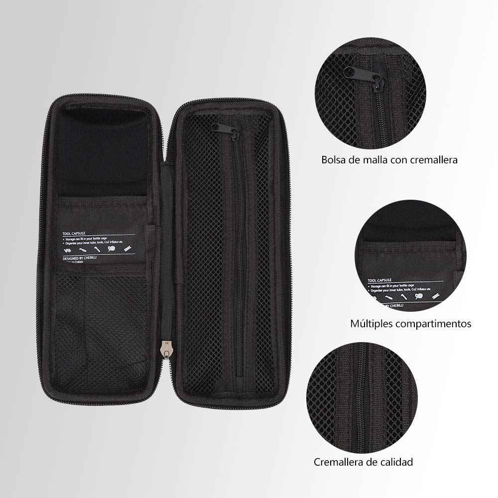 Borsa portabottiglie, custodia rigida per attrezzi da ciclismo Borsa portabottiglie accessorio per bicicletta
