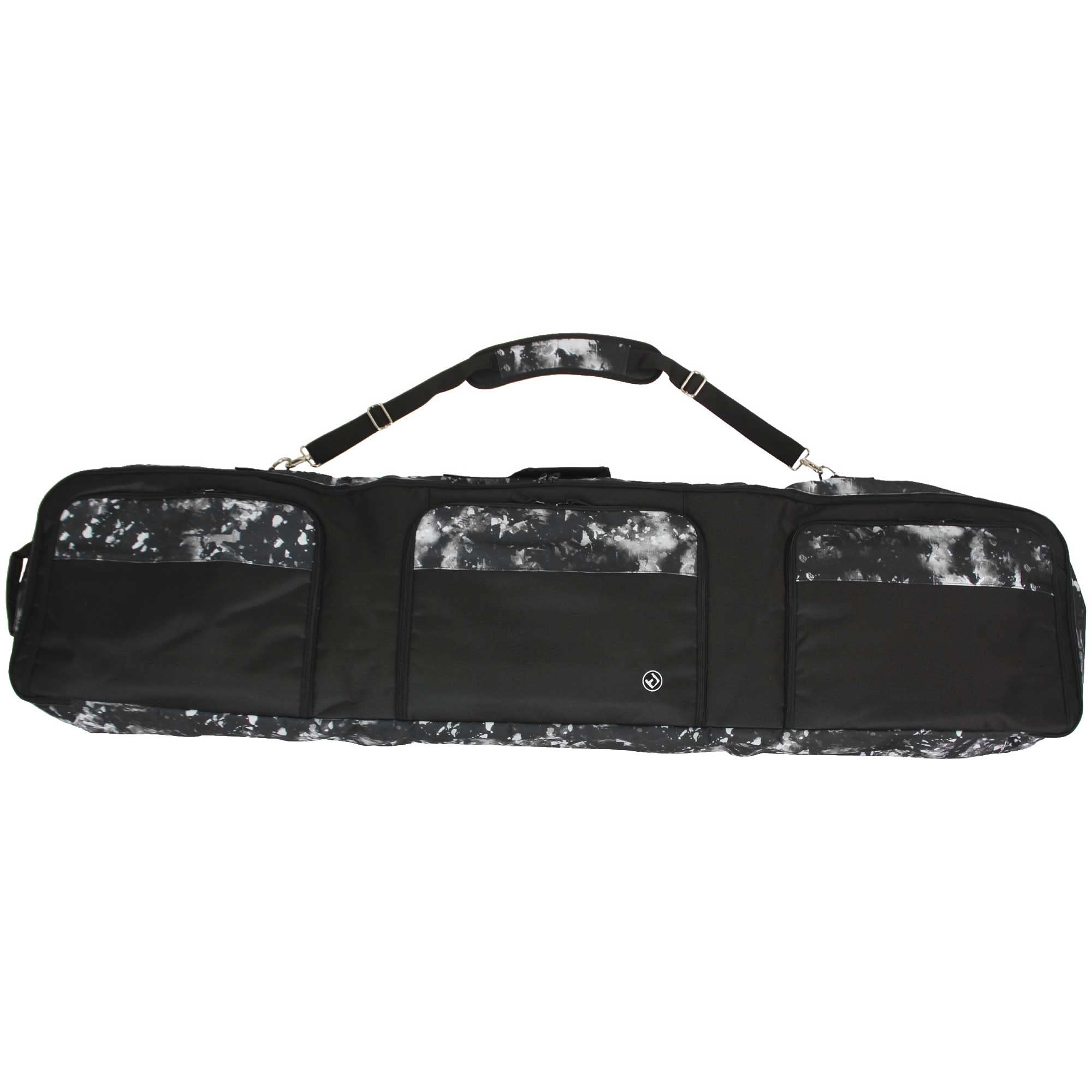 North Peak NP-5058 BK Board Case, 3-Way Type Snowboard (Can Store Clothes, Boards, Boots, Accessories, Etc) [Cushion Pads Provide Impact Reduction During Moving] [Mini Pockets for Convenient Storage