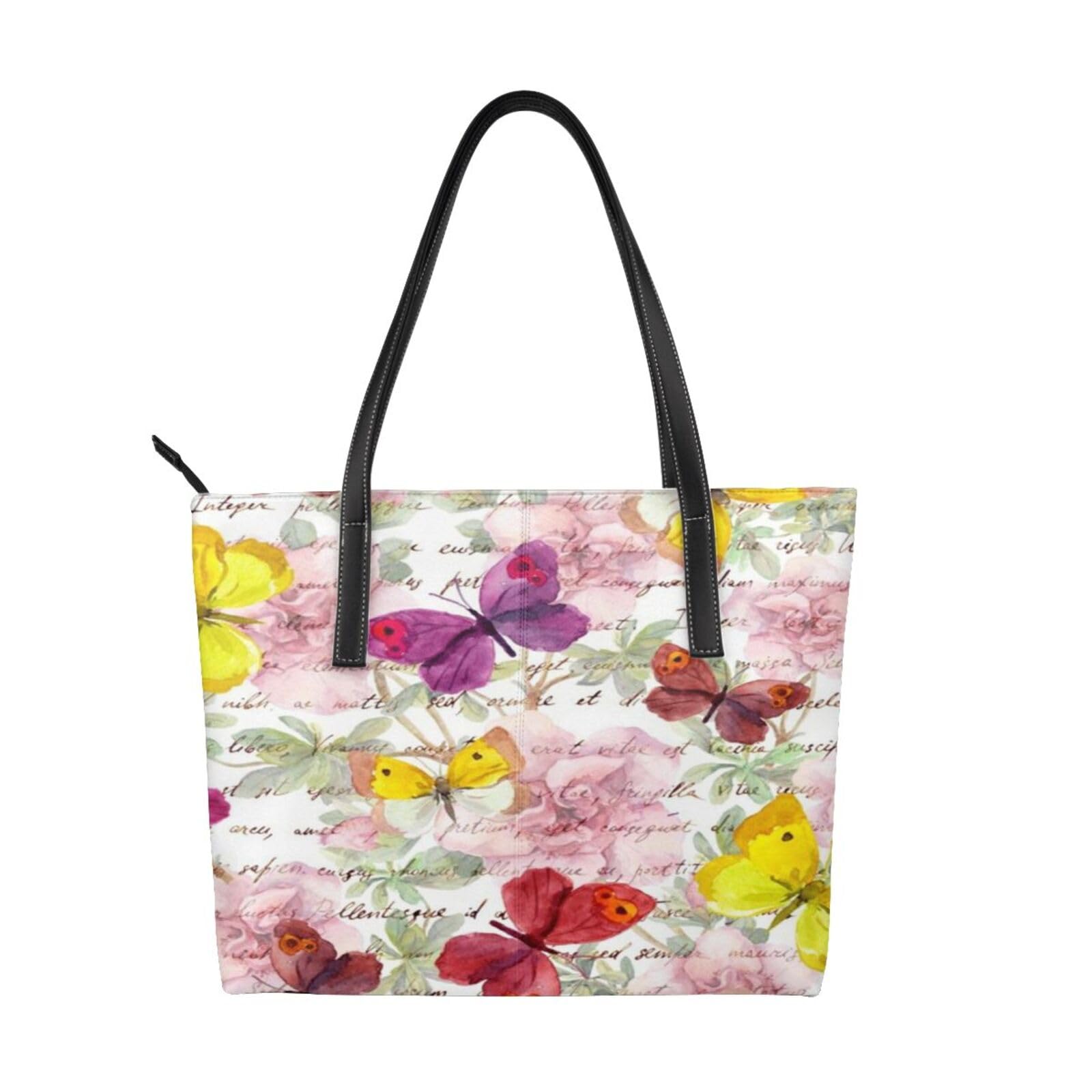 Sac à main papillon imperméable grand format et sac de travail polyvalent
