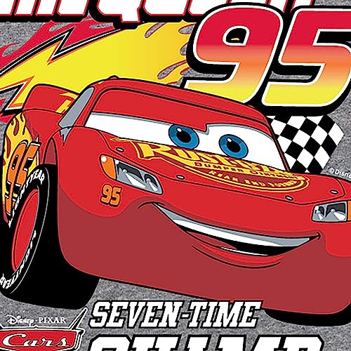 Disney Cars - Lightning Mc Queen Seven Time Champ - Toddler and Youth Raglan Graphic T-Shirt3
