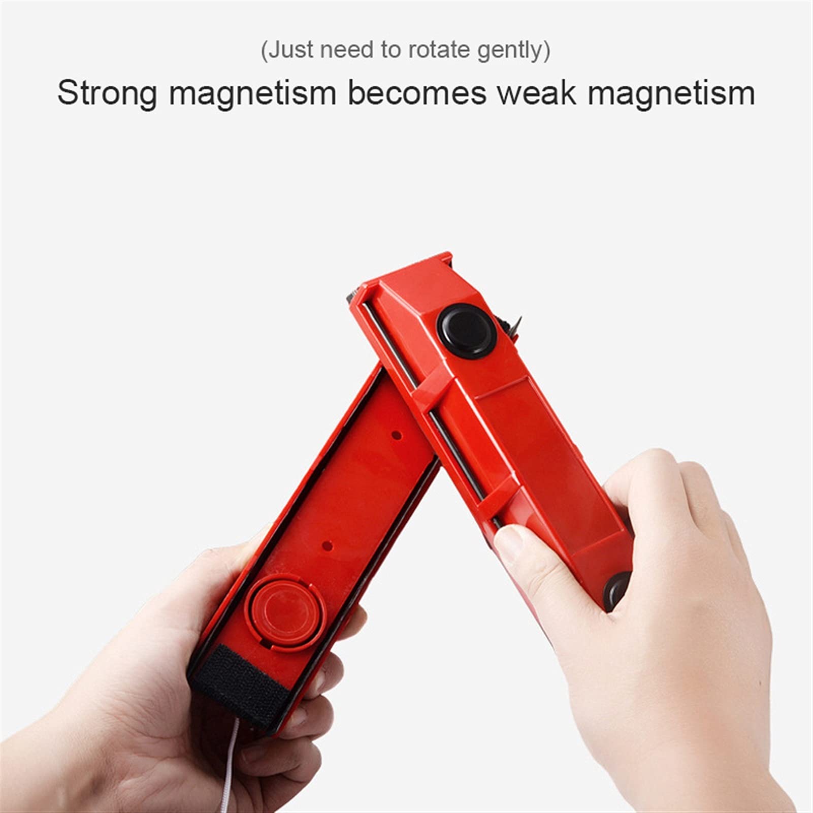 Raclette De Douche Double Face Essuie-Glace De Nettoyage De Verre Brosse De Nettoyage Outil De Verre De Fenêtre Pour Lavage Outil De Nettoyage De Fenêtre De Verre Raclettes Rouges (Co