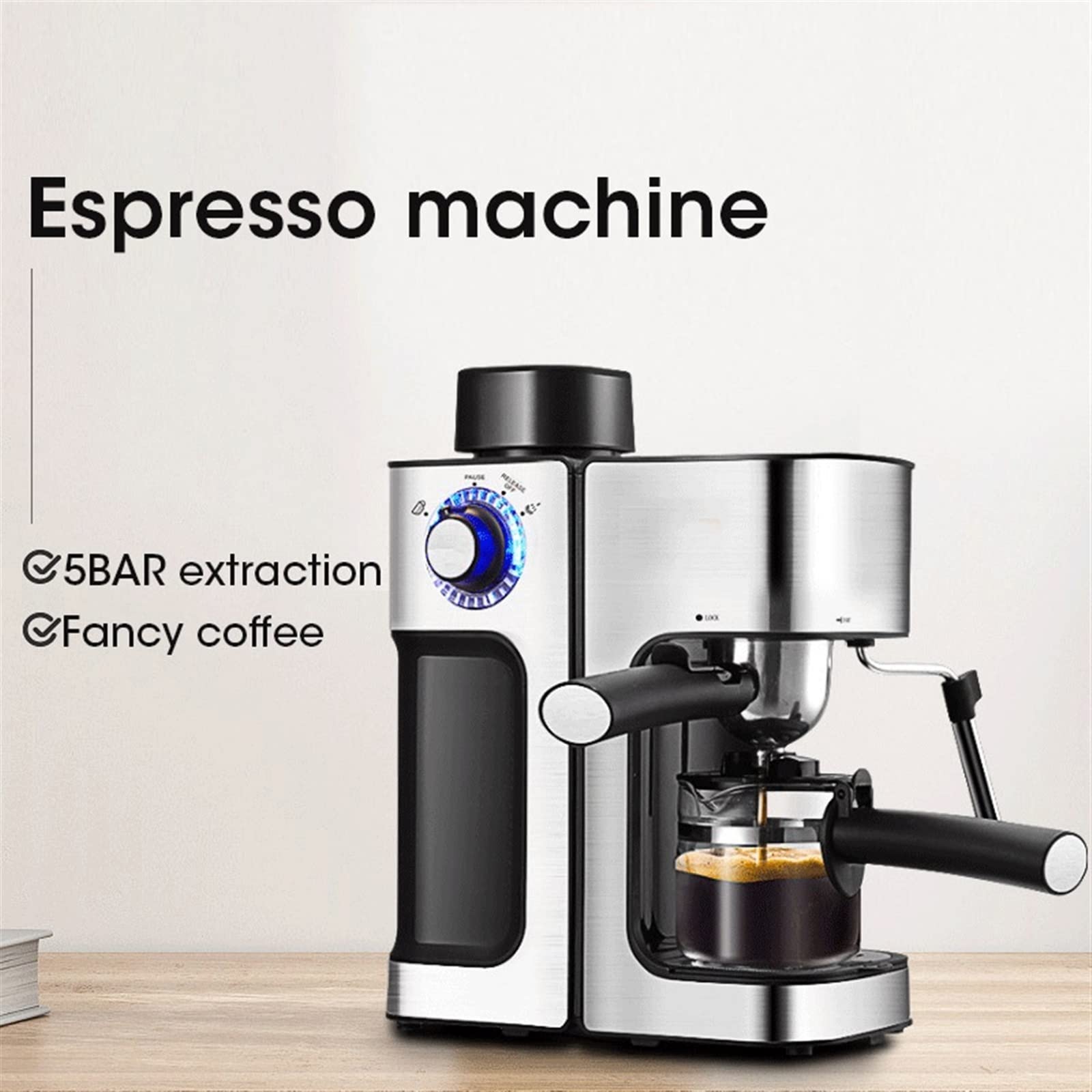 Ekspres Do Kawy Espresso, Ekspres Do Kawy, Ekspres Do Kawy, Ekspres Do Cappuccino, Szybko Nagrzewający Się, Z Dyszą Do Spieniania Mleka, Do Espresso, Latte Macchiat