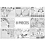 No necesitas tener excelentes habilidades para pintar, también puedes dibujar muchos patrones lindos. Use su imaginación para garantizar la calidad y la forma, agregue color y haga de su aburrido diario y páginas de notas un diseño colorido.