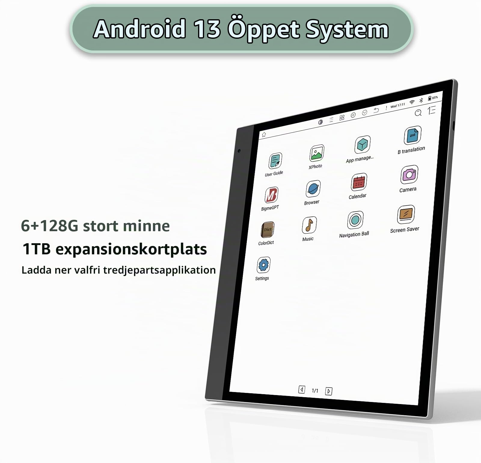 Bigme NoteX Color Eink Tablet eBook Reader 6G 128G 10.3