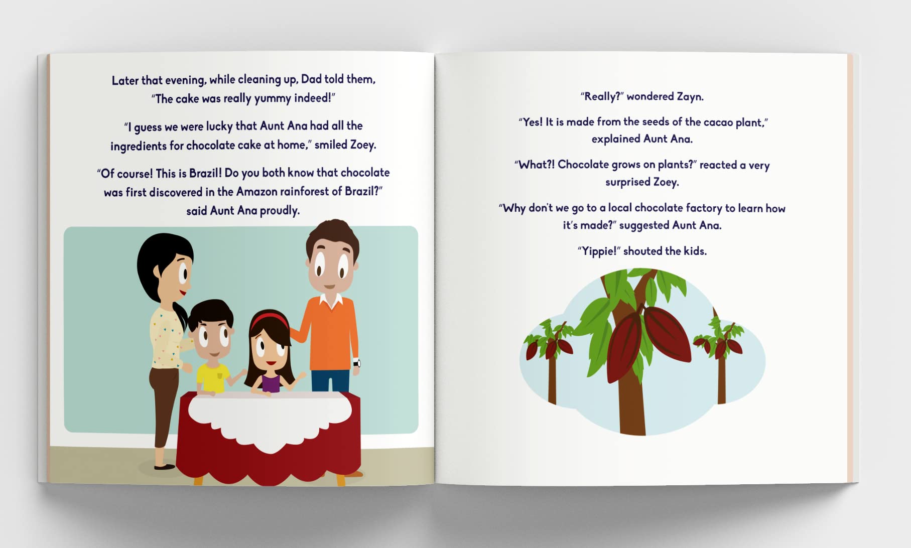 Zayn & Zoey Visit the Chocolate Factory - How Chocolate is Made Picture Book for Kids Ages 3-6 - Non-Fiction Manufacturing Story Book Children 3