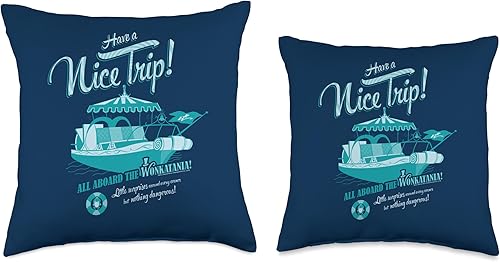 Miniatura 3 de Willy Wonka Chocolate Factory Wonkitania - Almohada (16.0 x 16.0 in), multicolor