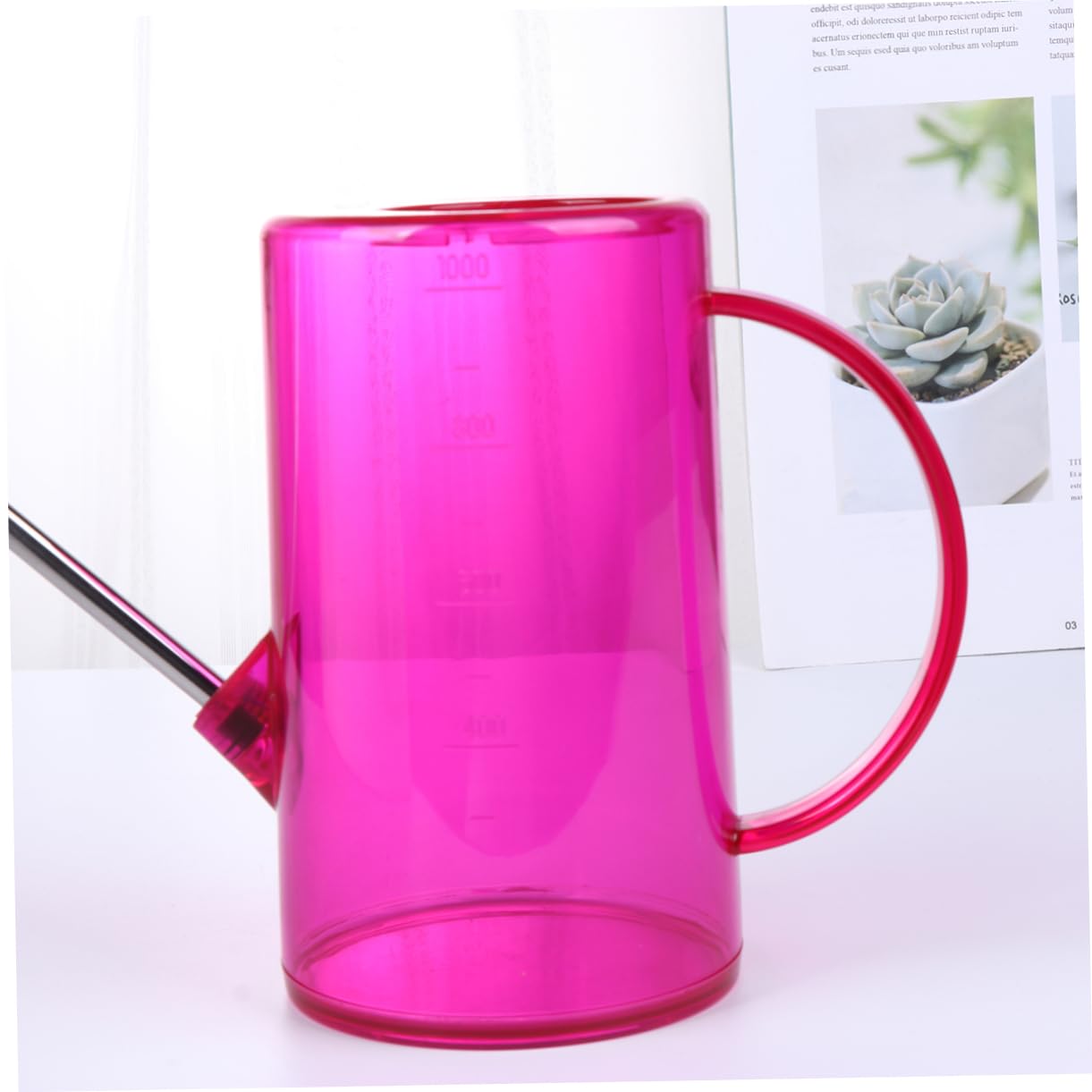 BESPORTBLE 2pezzi Annaffiatoio Ergonomico Con Beccuccio Lungo Contenitore Da Giardino Con Capacità Elevata Per Casa Ufficio e Scuole Design Pratico e Facile Ricarica Per Giardinaggio e
