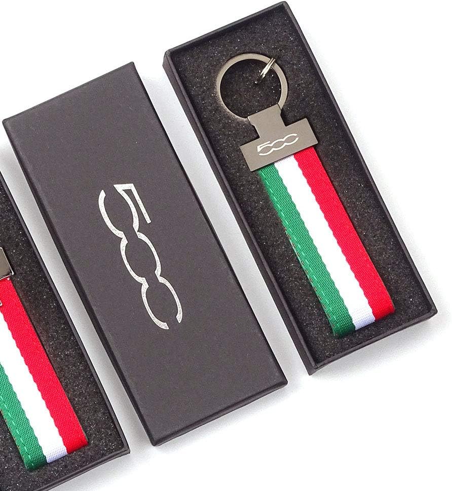 Limited Edition Leather Keyring for Fi 500 cars with Gift Box