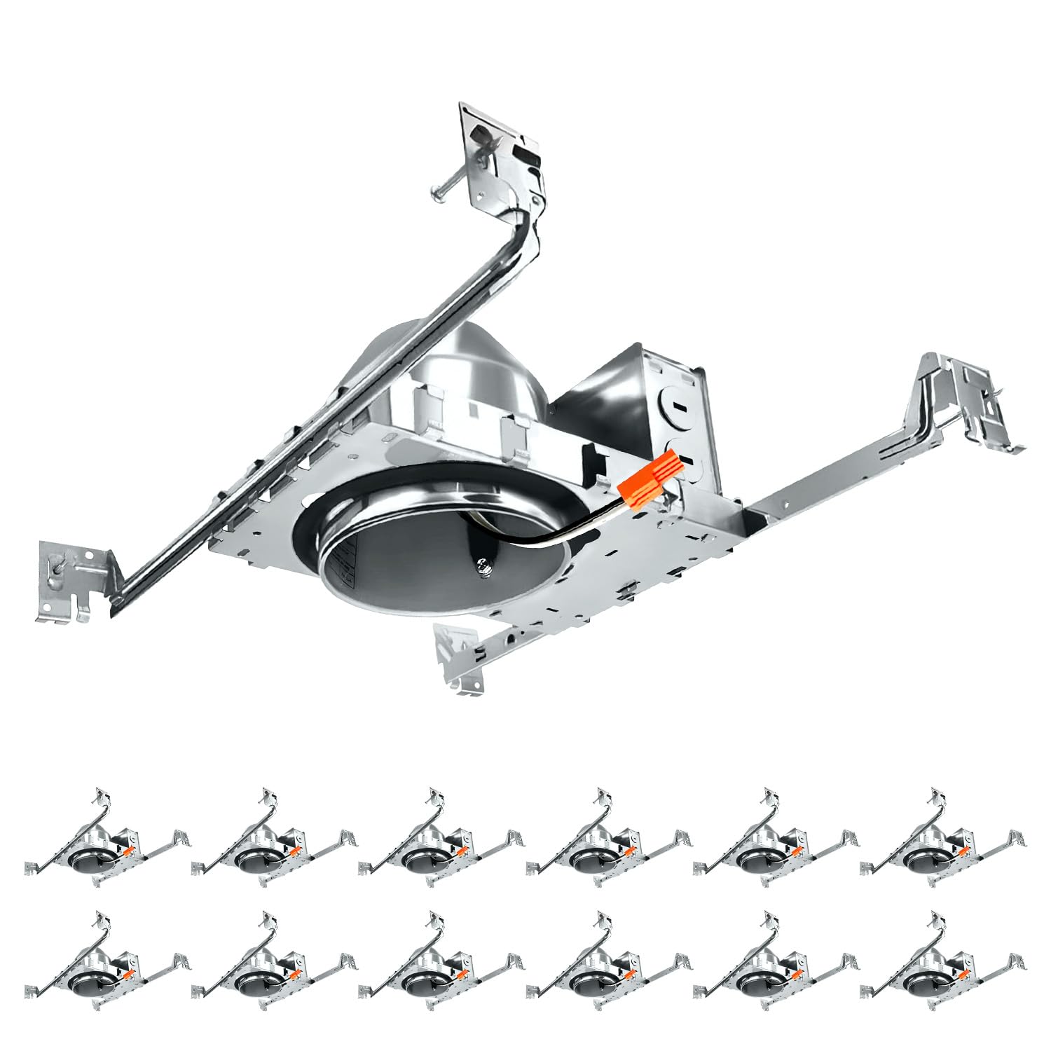 MW 4-Inch Recessed Lighting Housings - 6 Pack -12 MW 4-Inch Recessed Lighting Housings - 6 Pack -12
