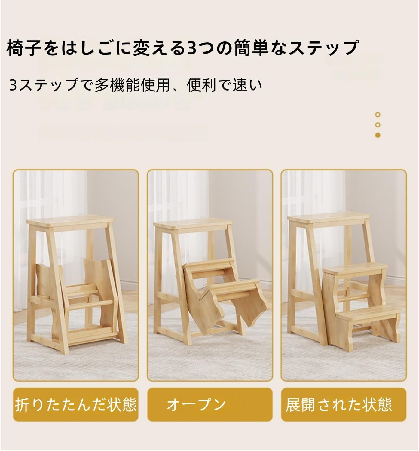 Blodgett 37987 pre-purgeタイマーアセンブリキット  Tyoksiステップスツール多機能ステップスツール折りたたみ式強力な耐荷重ポータブル滑り止めデュアル使用屋内キッチン寝室 (3層,ウ  Amazon｜丈夫な構造と安全のための広い踏み面を備えた折りたたみ式ステップスツール ...