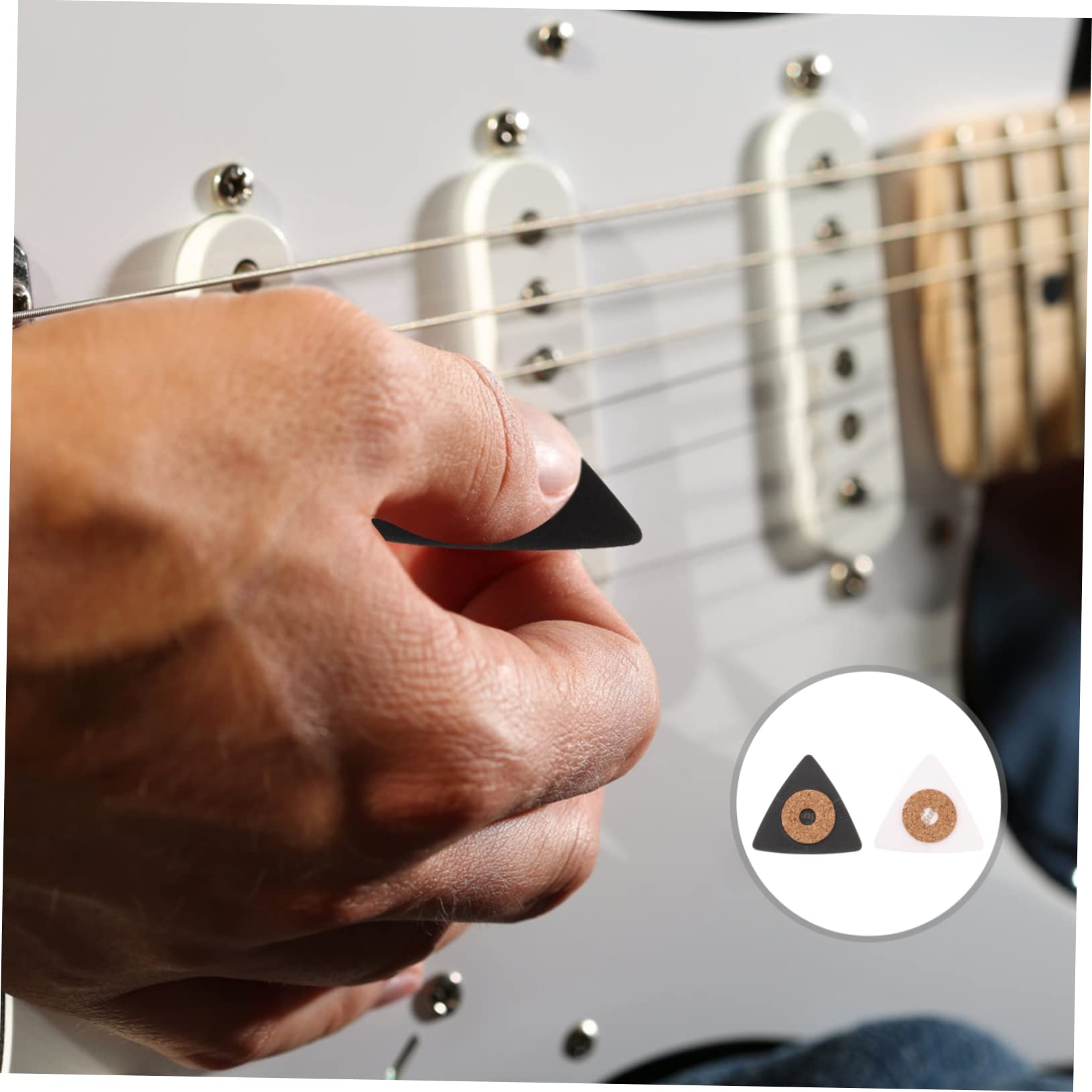 ifundom 5 Zestawów Gitara Trójkąt Pick Akcesoria Do Gitary Kostki Do Gitary Trójkątna Gitara Pick Przenośna Plektron Akcesoria Gitarowe Stylowa Instrument