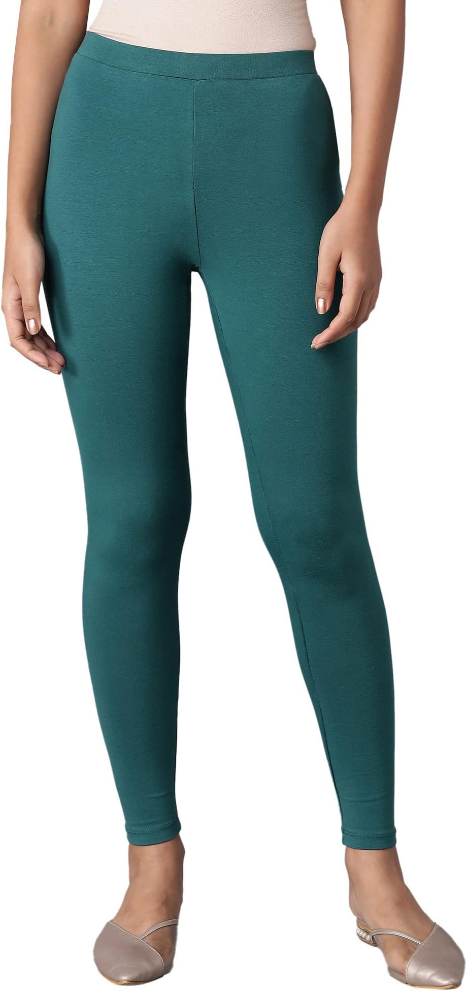 W for Woman Women's Regular Tight (21AUW60105-216290_Sacramento Green