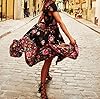 R.Vivimos Women's Summer Vintage Floral Print Deep... #2